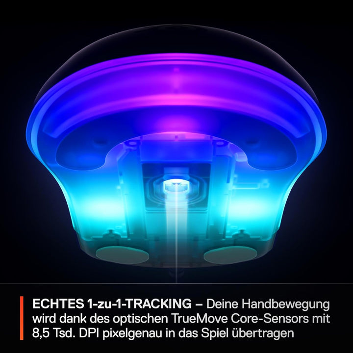 SteelSeries Rival 3 Gen 2 Gaming-Maus – 8.500 DPI TrueMove Core-Optiksensor – 60 Millionen Klicks ga