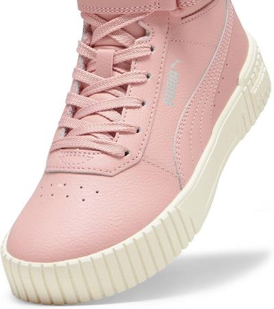 PUMA Mädchen Carina 2.0 Mid WTR Jr Sneaker 39 EU Future Pink Puma Silver Alpine Snow, 39 EU Future P