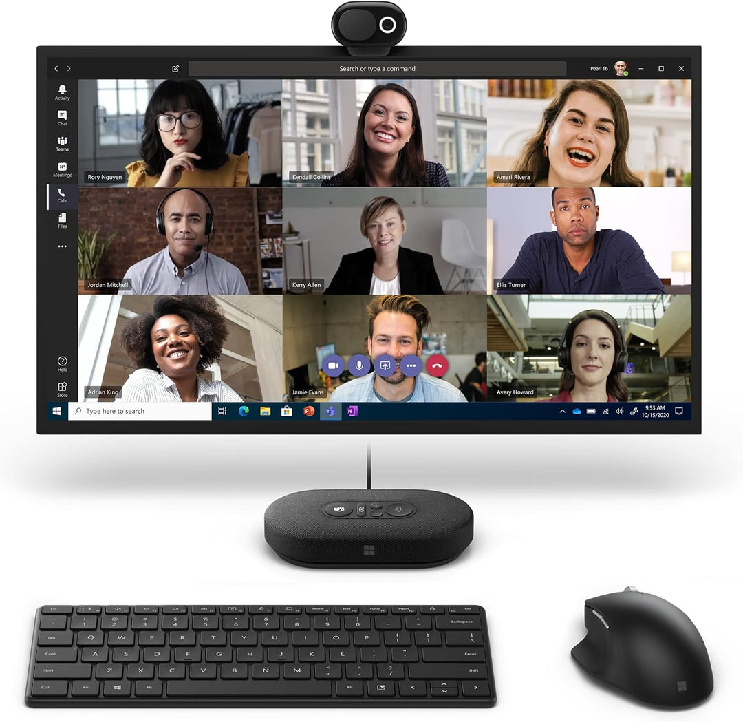 MICROSOFT 8L3-00005 - Modern Webcam, DFOV of 78° (HFOV 69°, 16:9 Aspect Ratio), schwarz