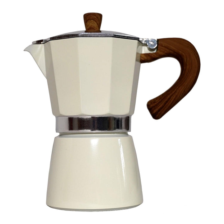 Karlspace Premium-Espressokocher Kaffee Aluminium für 6 Tassen - in verschiedenen Farben - Herdplatt