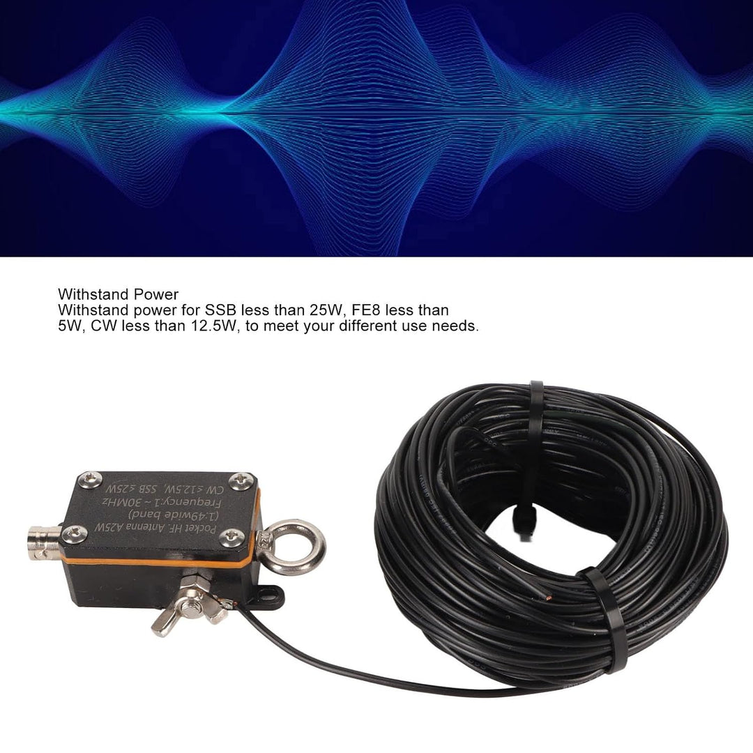 Tragbare 1-30MHz Kurzwellen-Endfeed-Antenne, 1:49 Balun
