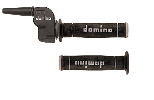 Motorrad schnell gasgriff Dominó aus Aluminium und Kunststoff (2t mit Griffen), 2t mit Griffen