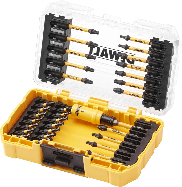 DEWALT DCF850N-XJ power screwdriver/impact driver 1/4 18V Black Yellow & DT70745T Zubehör für Elektr