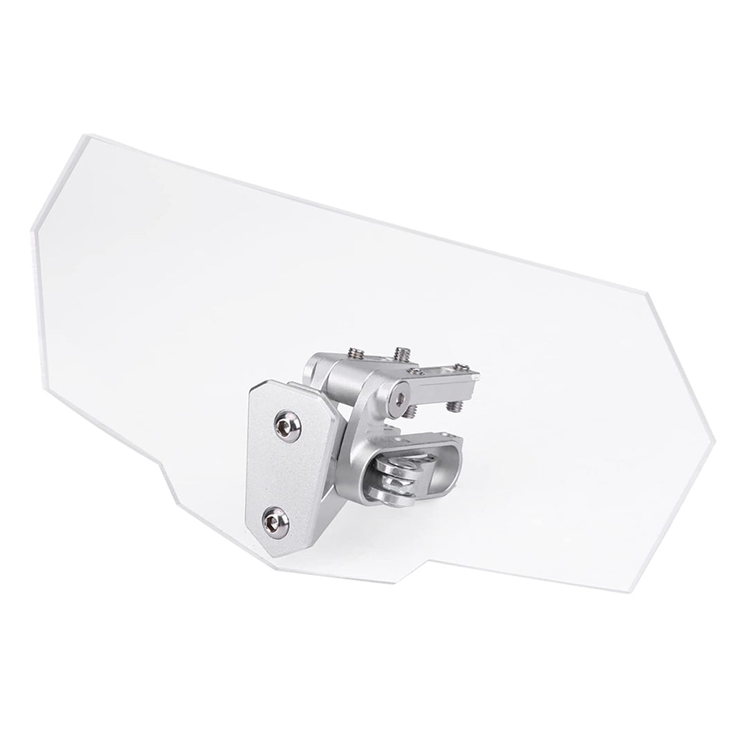 Clip-on Motorrad Windschutzscheibe, Universal Verstellbare Windschutzscheibe Windabweiser Clip-on Mo