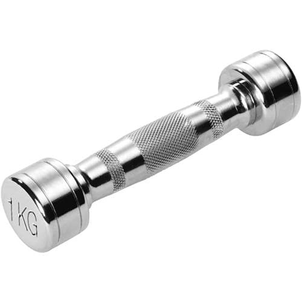 Trendy Sport Chrom Kurzhantel - 1 Stück - 4,0 KG