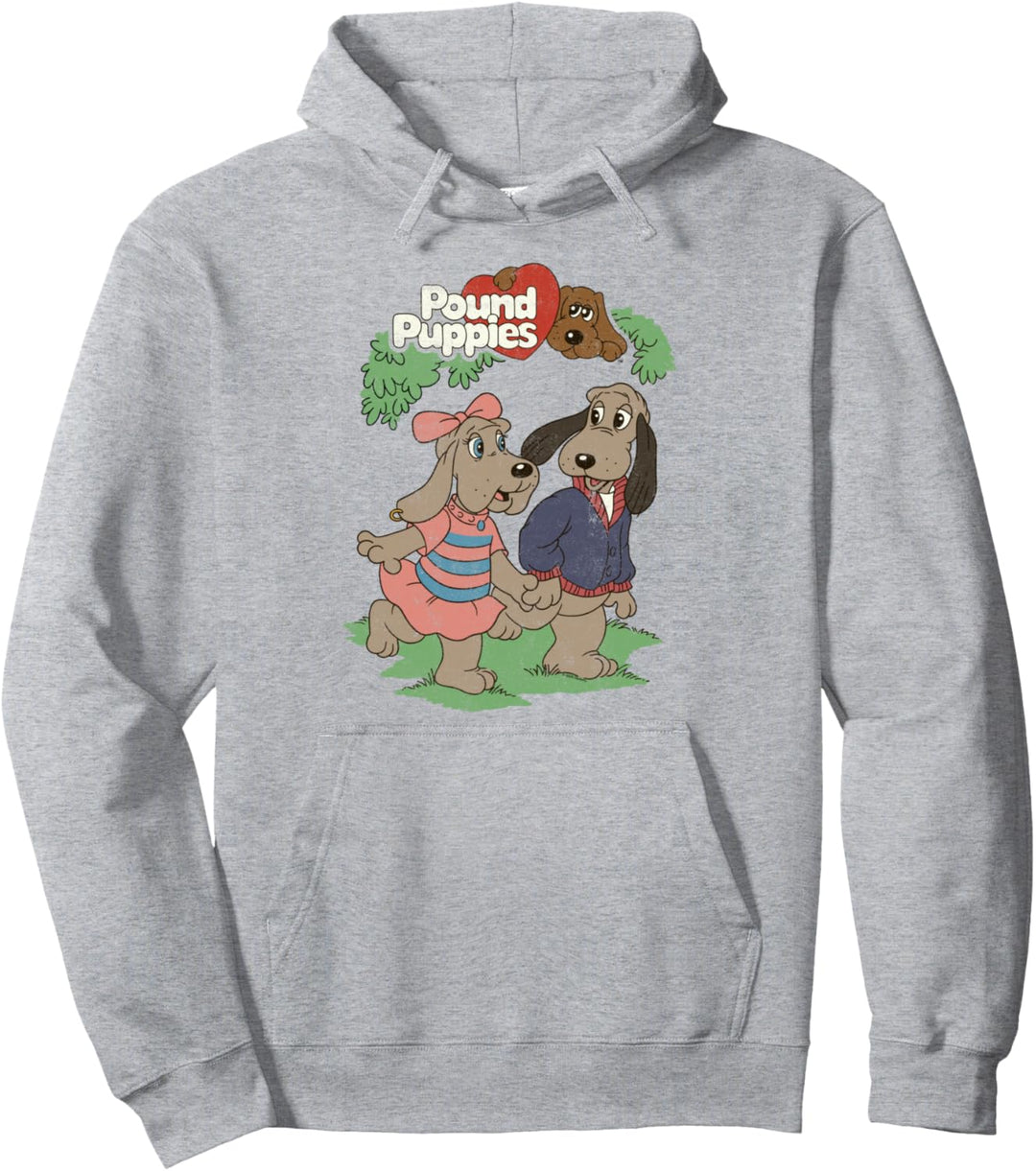 Pound Puppies Valentinstag Puppy Love Couple Shot Pullover Hoodie