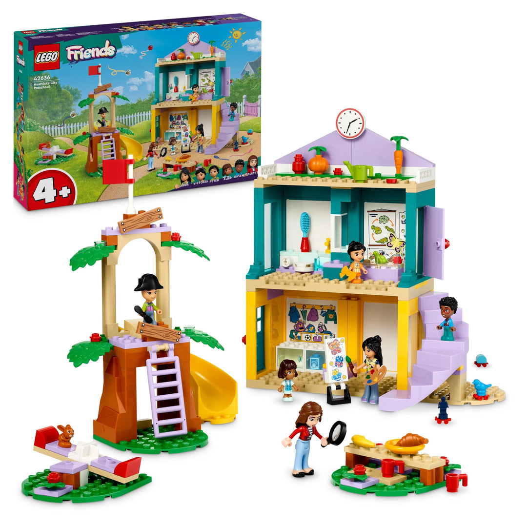 LEGO Friends Heartlake City Kindergarten, Spielset für Mädchen und Jungen ab 4 Jahren, kreative Roll