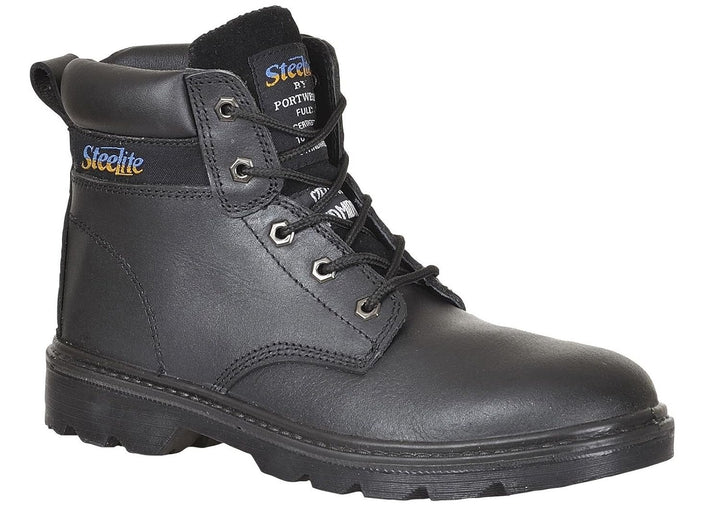 Portwest Steelite Thor Sicherheitsstiefel S3, Grösse: 44, Farbe: Schwarz, FW11BKR44 44 EU Schwarz, 4