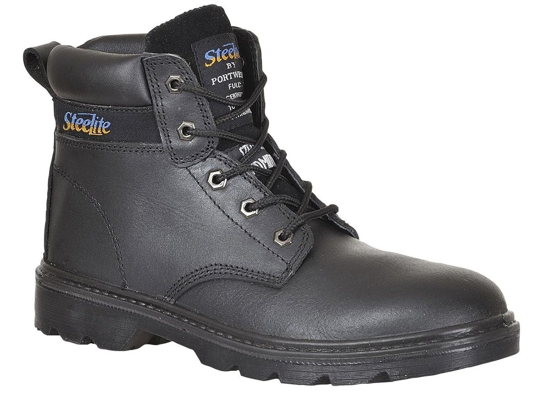 Portwest Steelite Thor Sicherheitsstiefel S3, Grösse: 44, Farbe: Schwarz, FW11BKR44 44 EU Schwarz, 4