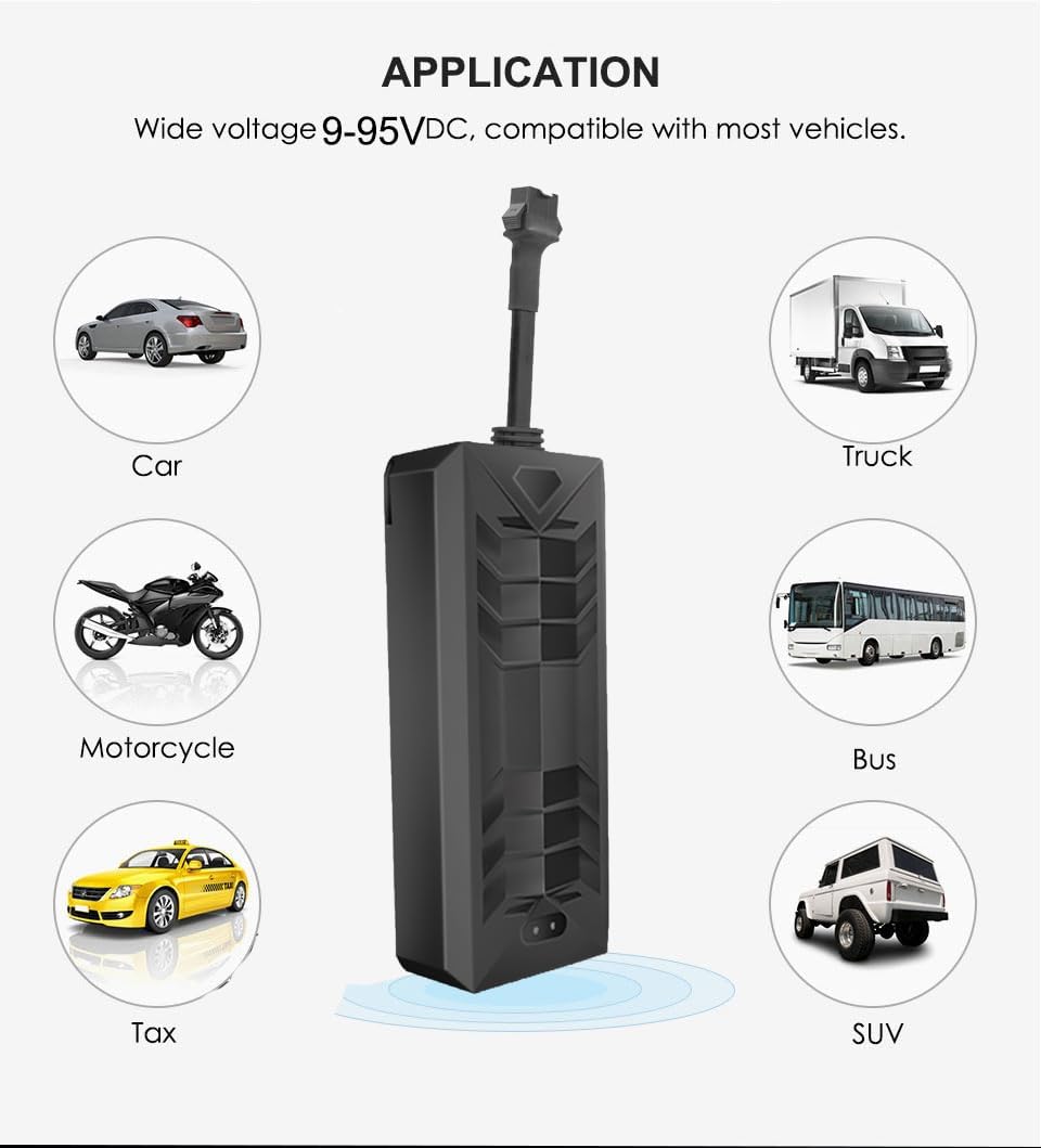 Winnes TK806 4G Festverdrahteter GPS Tracker Echtzeitverfolgung 180 Tage Verlauf Kraftstoff-Abschalt