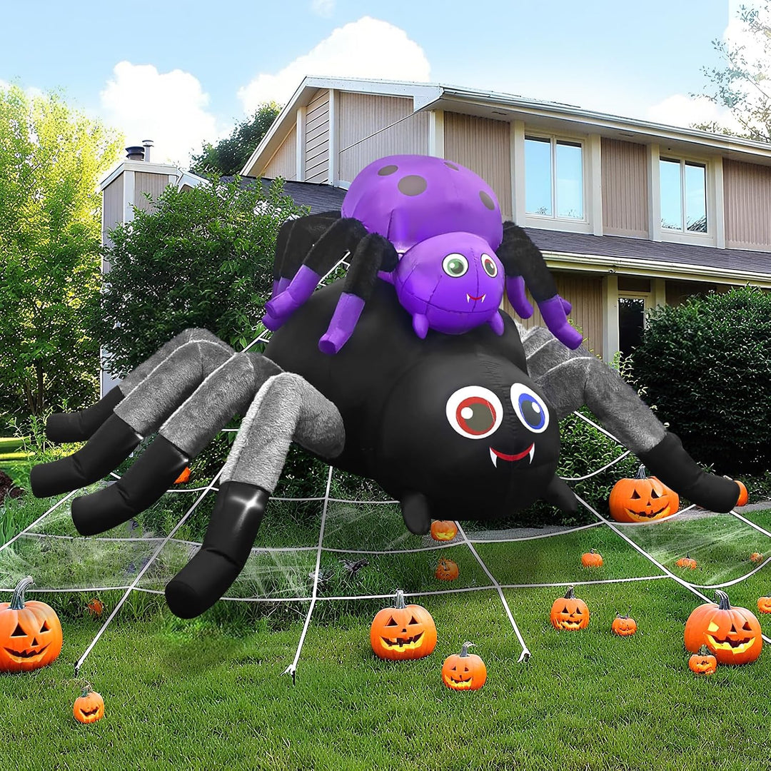 Kalolary 10Ft Halloween Aufblasbar Dekoration | Halloween Deko Aufblasbarer Riesiger Baum Kürbis Gei