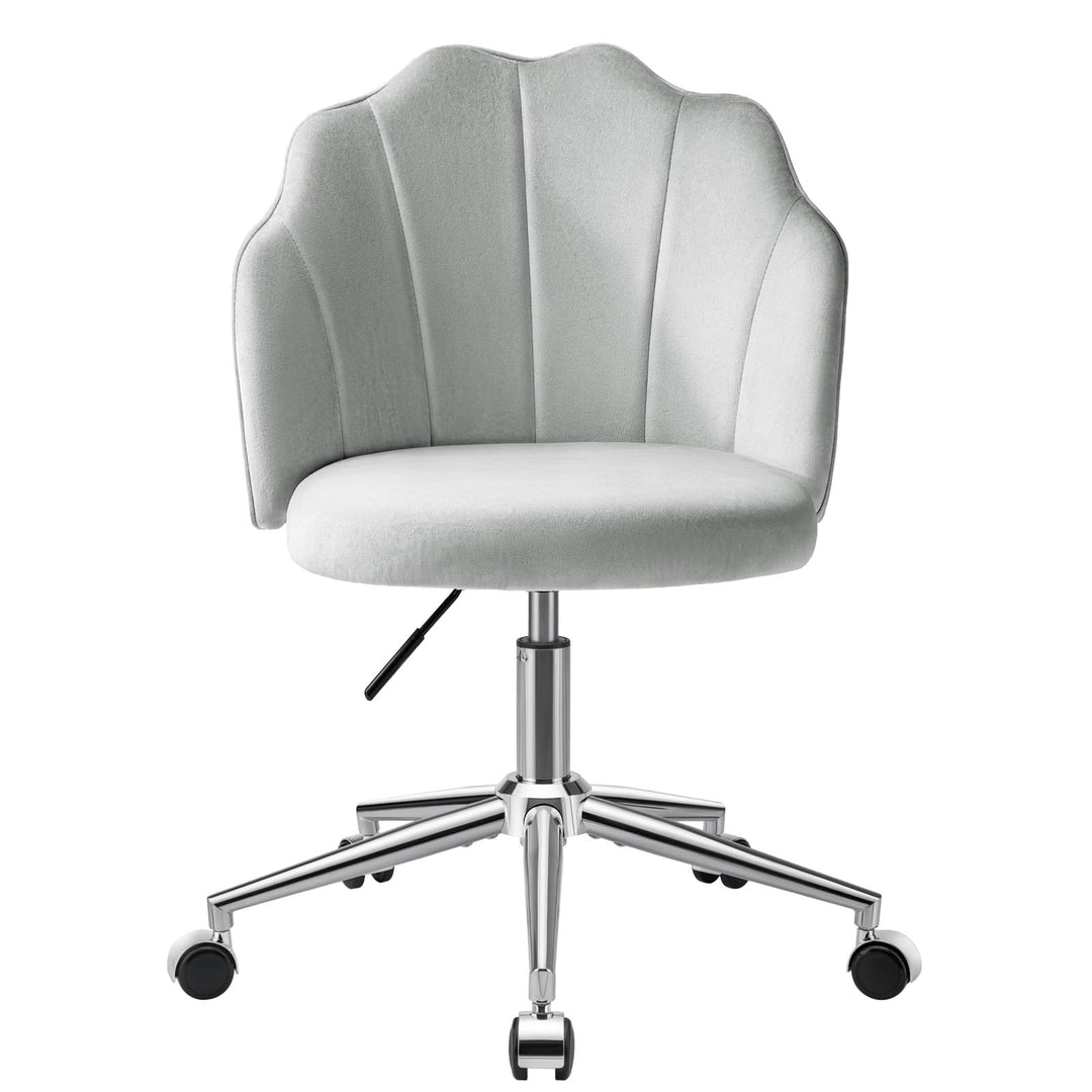 Stuhl für Schminktisch, Drehstuhl mit Rollen aus Samt, Schlafzimmer Stuhl, Schminktisch Sessel Drehb