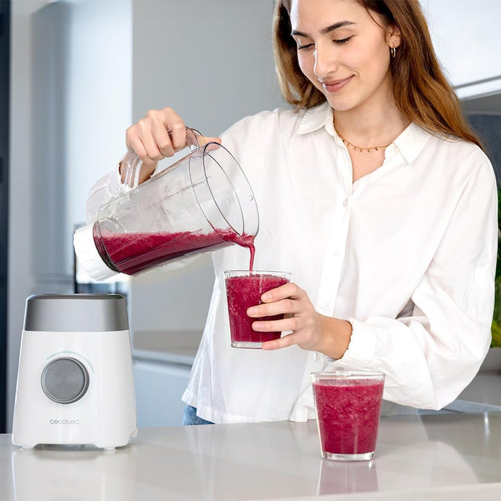 Cecotec Standmixer Power Black Titanium 1300Max W. 1300 W, 2 Geschwindigkeiten, Messer 4 Klingen mit