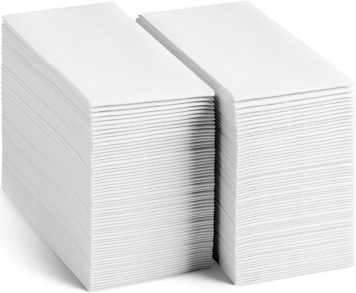 MORGIANA 100 Pack Stoffservietten Weihnachten, Gästehandtücher aus Leinen, Servietten aus Stoffpapie
