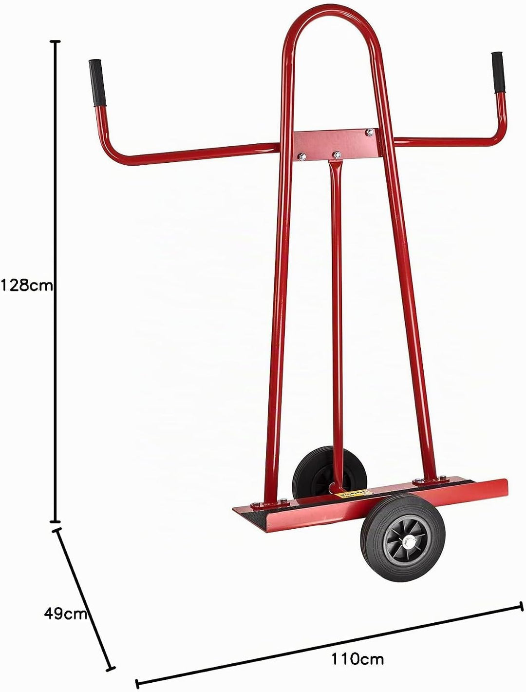 DEMA Plattenwagen – Schwerlast Plattentransportwagen für Rigips, Sperrholz &amp; Platten, Robuster Trans