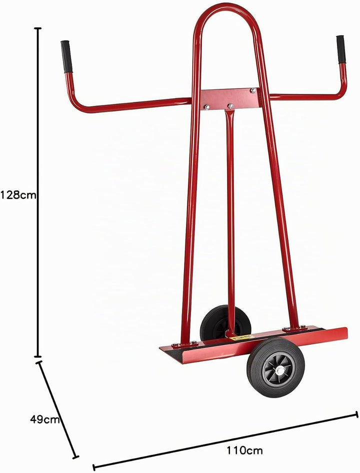 DEMA Plattenwagen – Schwerlast Plattentransportwagen für Rigips, Sperrholz &amp; Platten, Robuster Trans