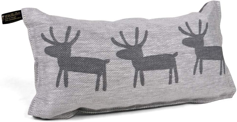Jokipiin Premium Saunakissen 40 cm x 22 cm - 100% Made in Finland - ReisekissenLeinen Baumwo