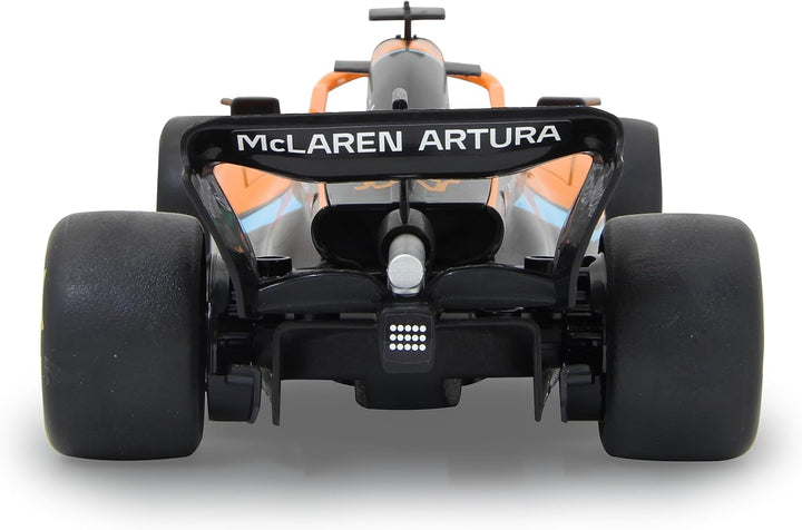 JAMARA McLaren MCL36 1:18 2,4GHz - 2,4GHz für Mehrspielerbetrieb, offiziell lizenziert, originalgetr