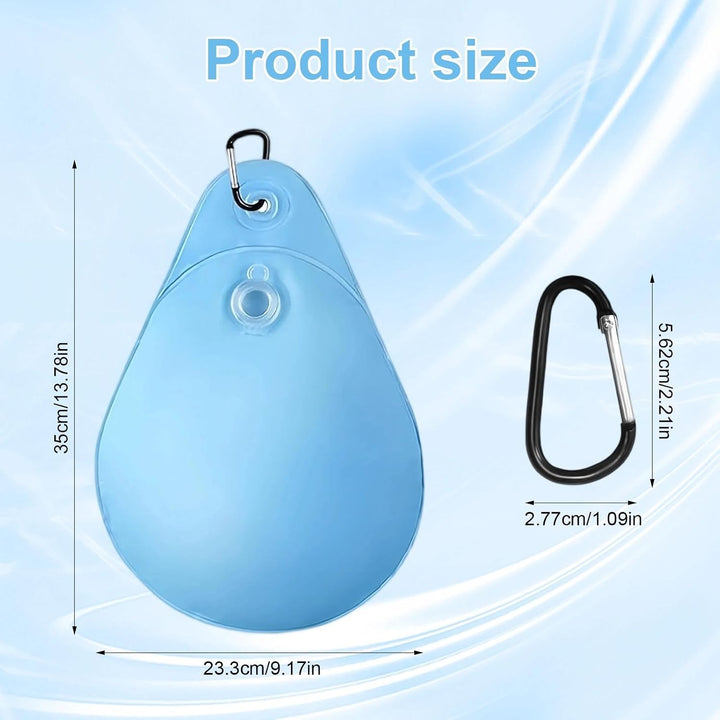 12 Stück Wassersack Pool, 35 x 23,5 cm Wasserbeutel für Schwimmbäder | Verstärktes PVC Pool Wandtasc