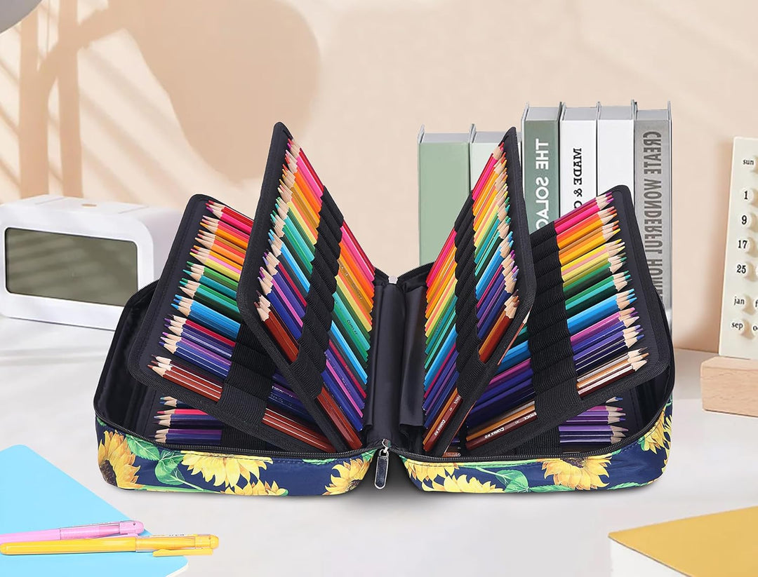 JAKAGO Federmäppchen Grosse Kapazität für 300 Stifte Aufbewahrung Buntstifte,Wasserdicht Pencil Case