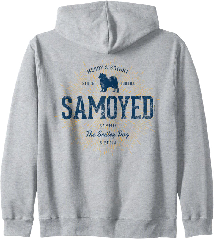 Samoyed Vintage Retro Samojede Kapuzenjacke