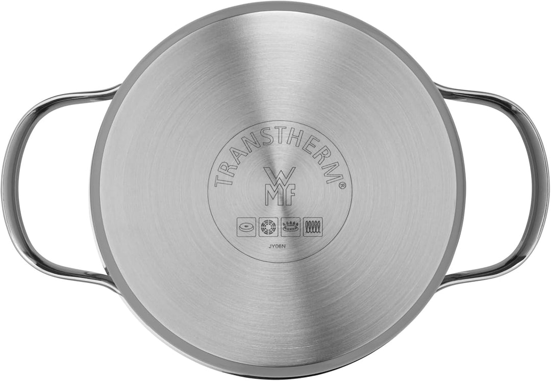 WMF Provence Plus Kochtopf klein 16cm, Glasdeckel, Fleischtopf Induktion 2l, Cromargan Edelstahl pol