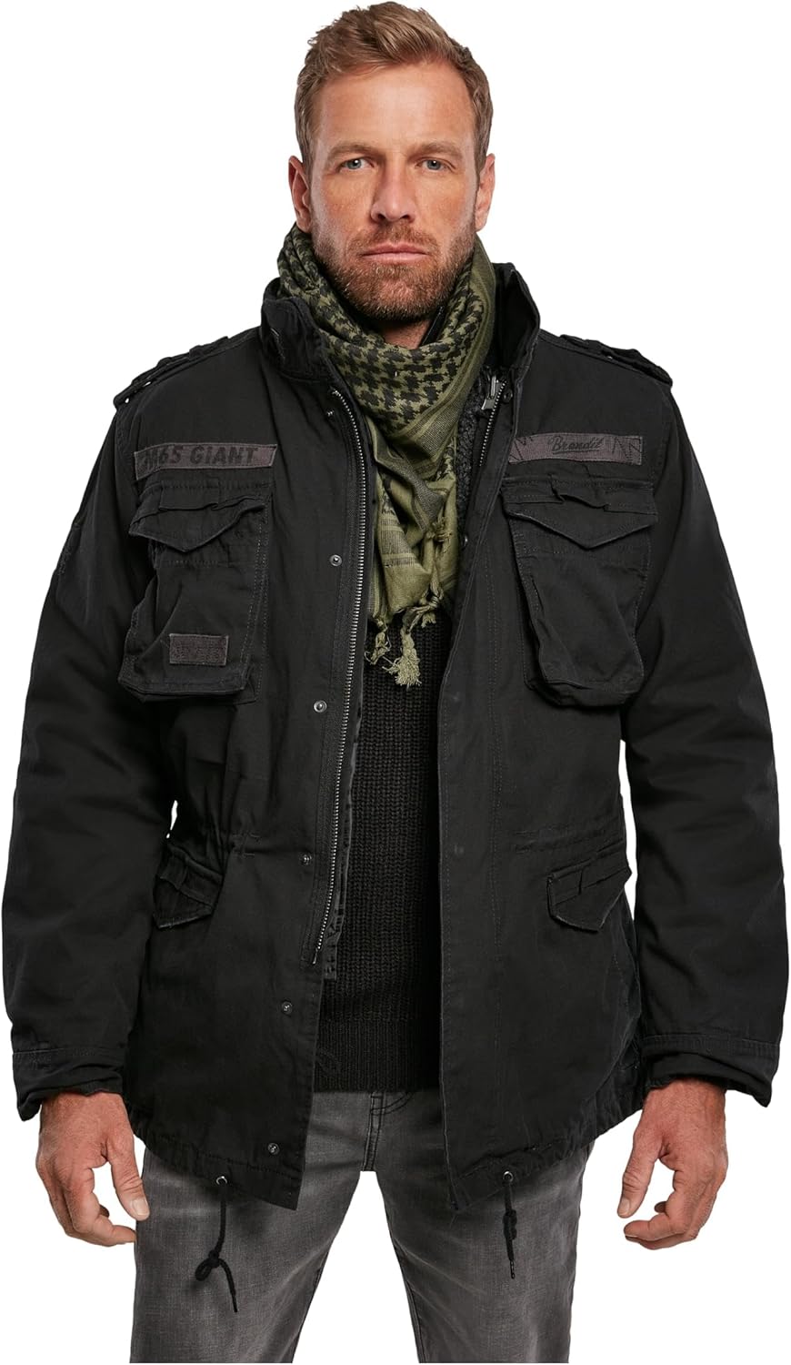 Brandit Herren Jacket S Schwarz, S Schwarz