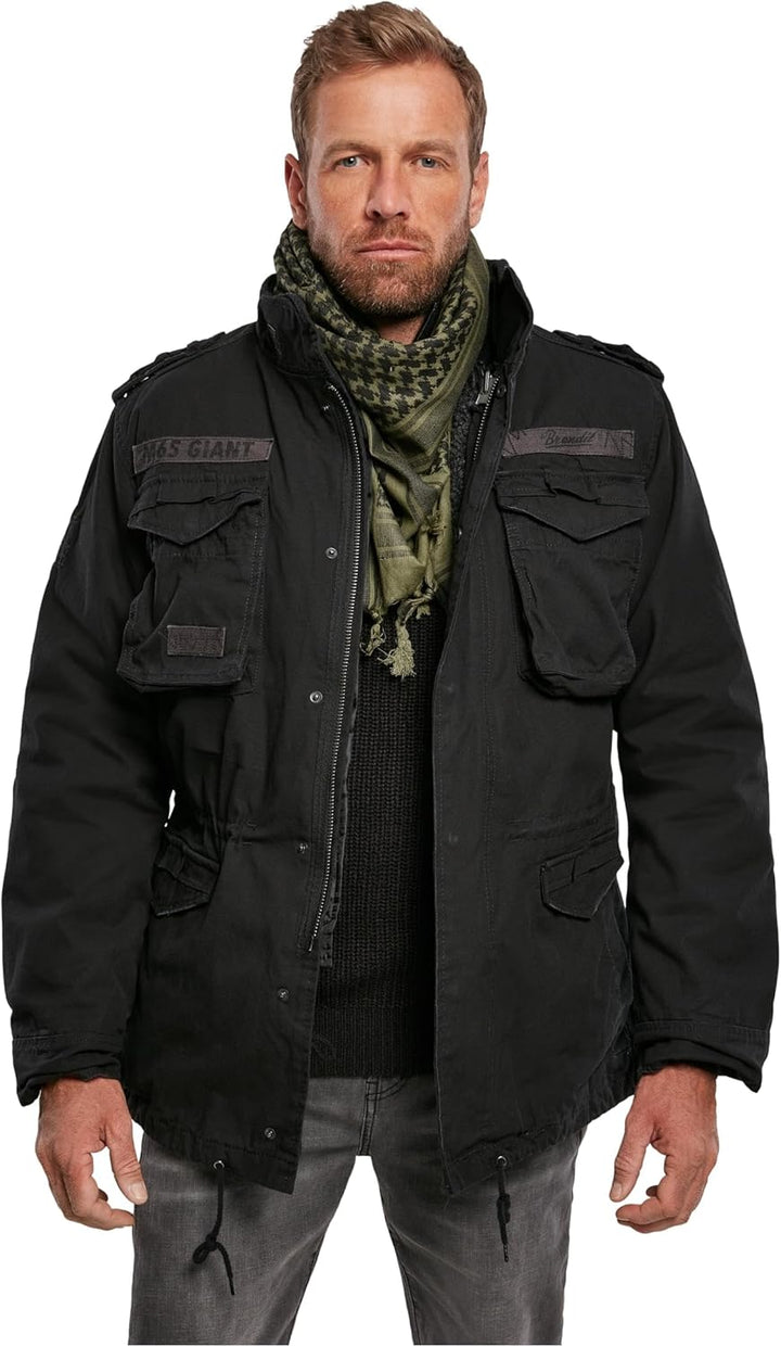 Brandit Herren Jacket S Schwarz, S Schwarz