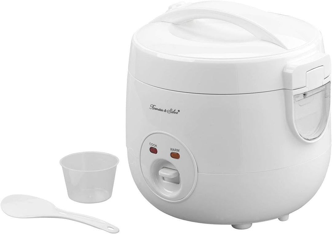Rosenstein & Söhne Multikocher: Reiskocher mit Warmhalte-Funktion & Dampfgar-Einsatz, 1,2 Liter, 500