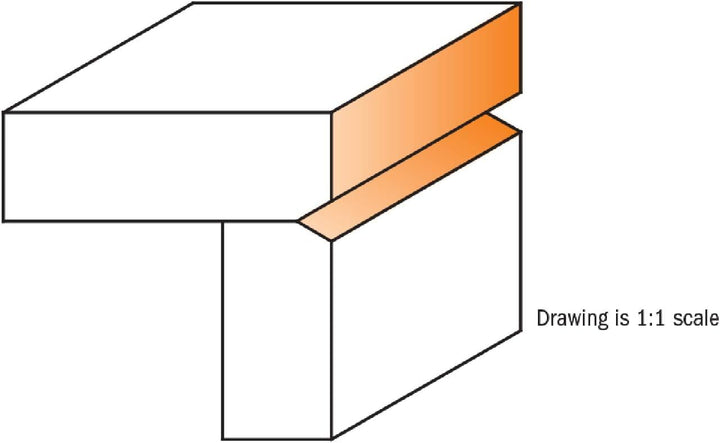 CMT Orange Tools 953.001.11 – Erdbeere für Zusammenfassung HM S 8 D 12.7 x 25