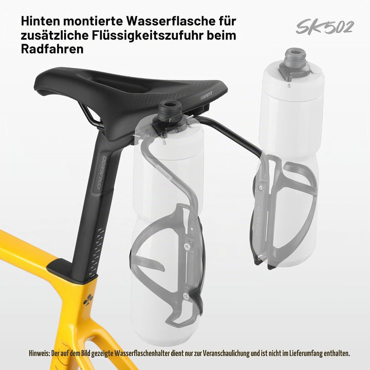 Rhinowalk Fahrrad Satteltasche Stabilisator Stütze für Satteltasche Anti Schütteln Schwarz, Schwarz