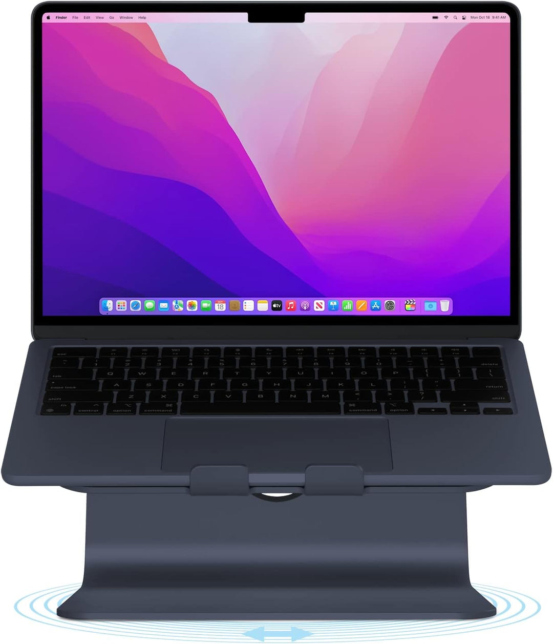 Rain Design mStand360 Laptop Stand w/Swivel Base - Midnight mStand360 Midnight, mStand360 Midnight
