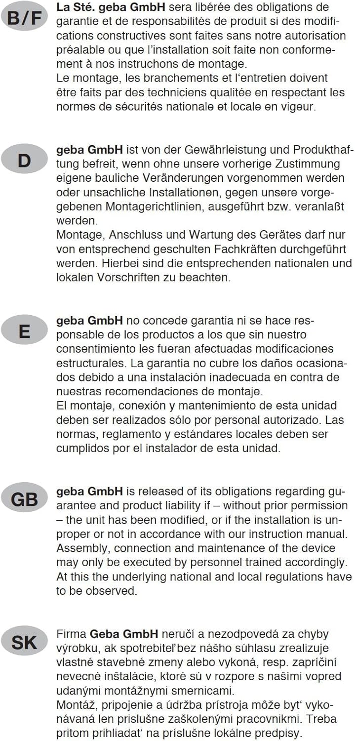 Geba Cody Compact, Lichtgrau, Schwarz