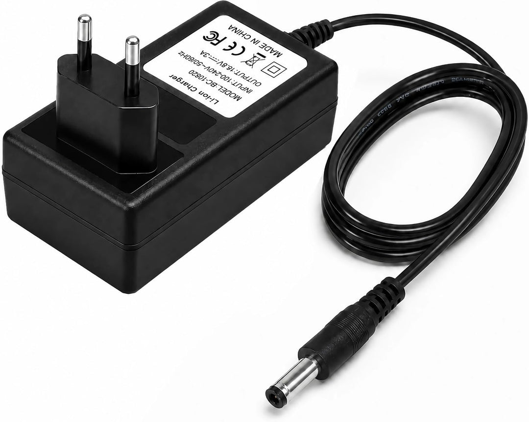 P19C DC 16,8V 3A Netzadapter – 5,5x2,5mm Ladegerät für Li-Ion Ak ku – Universelles AC-Adapter mit Üb