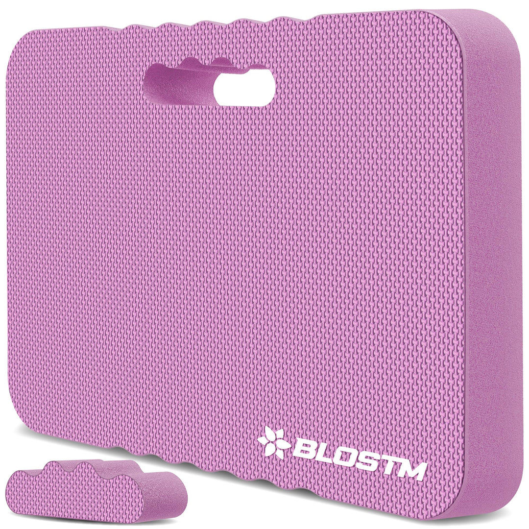 BLOSTM Pink Home & Garden Kniepolster – Kniepolster aus hochdichtem Schaumstoff mit 2 Texturen, Prem