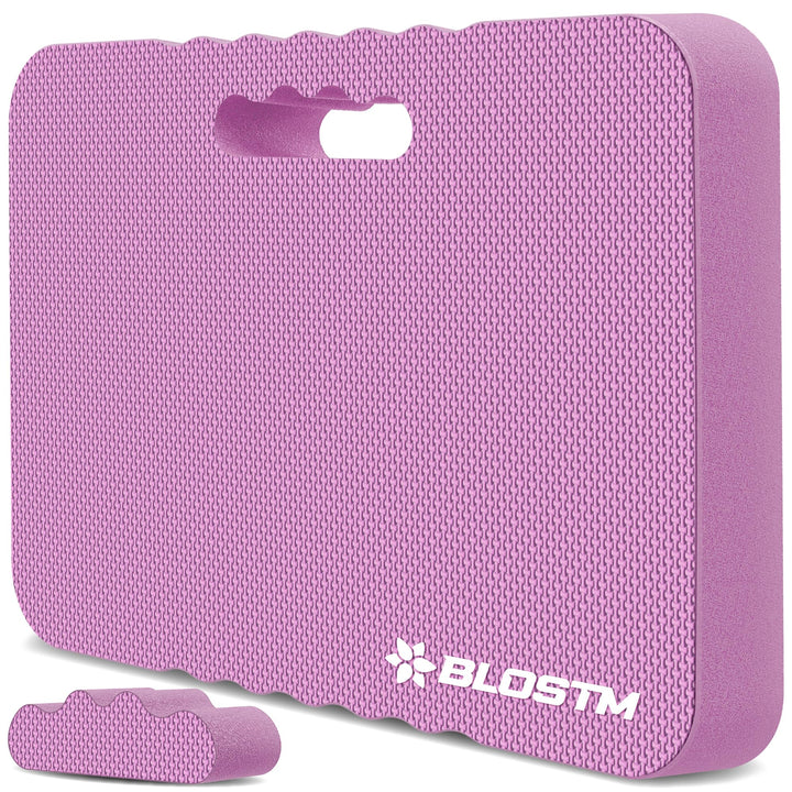BLOSTM Pink Home & Garden Kniepolster – Kniepolster aus hochdichtem Schaumstoff mit 2 Texturen, Prem