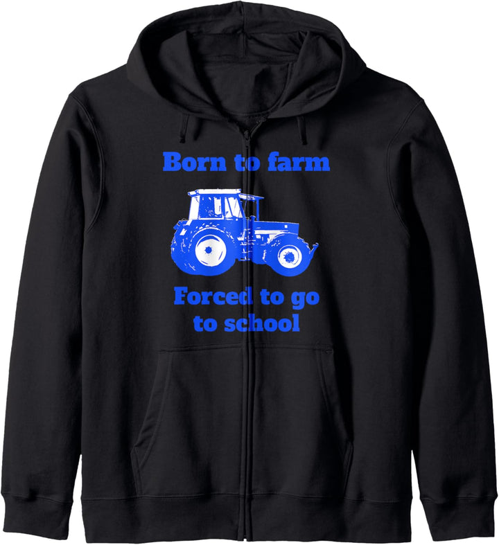 Landwirt Landwirtschaft Trecker Traktor Schule Kind Kinder Kapuzenjacke