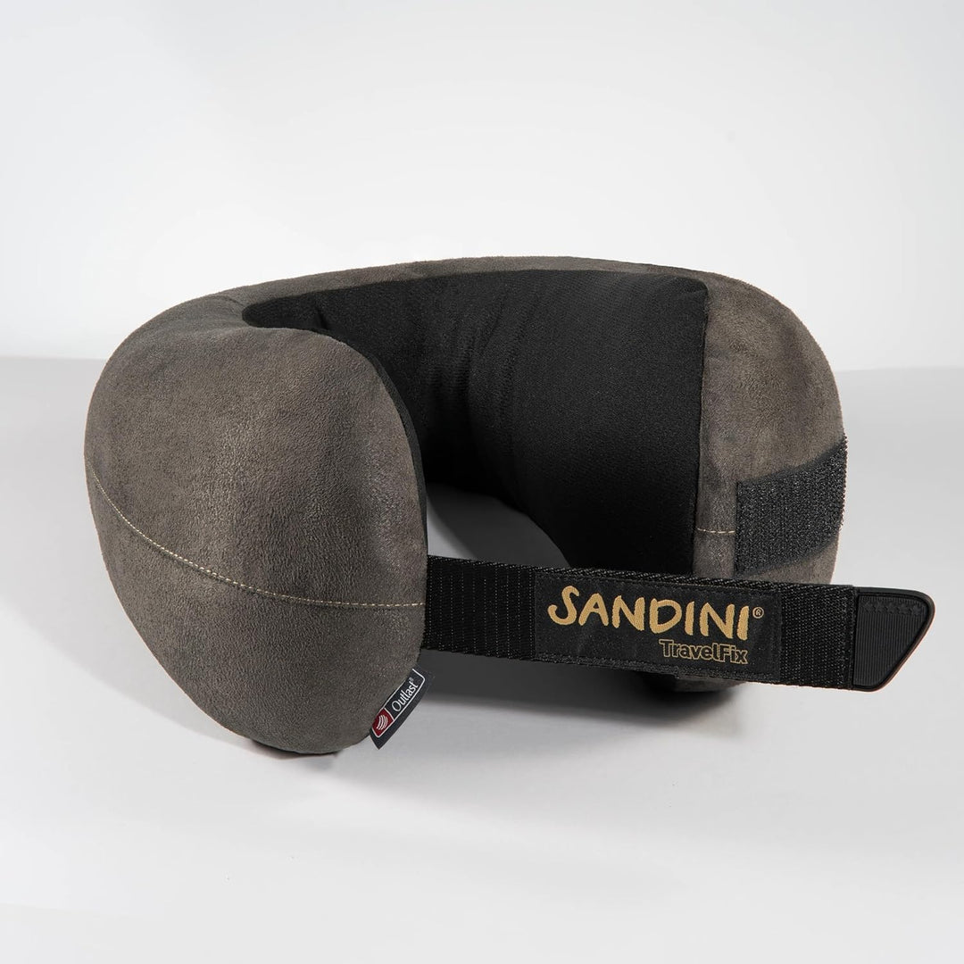 SANDINI TravelFix Outlast – Premium Reisekissen Made in EU/Nackenkissen mit ergonomischer Stützfunkt