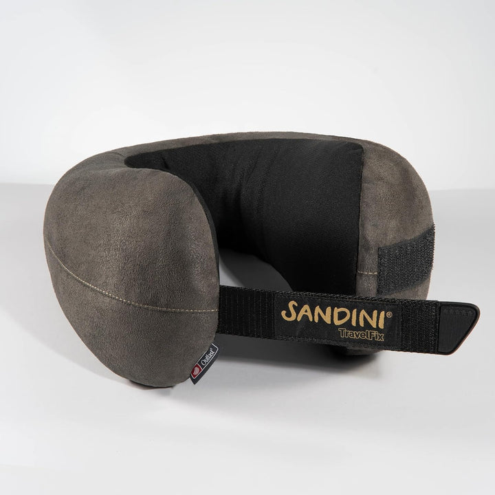 SANDINI TravelFix Outlast – Premium Reisekissen Made in EU/Nackenkissen mit ergonomischer Stützfunkt