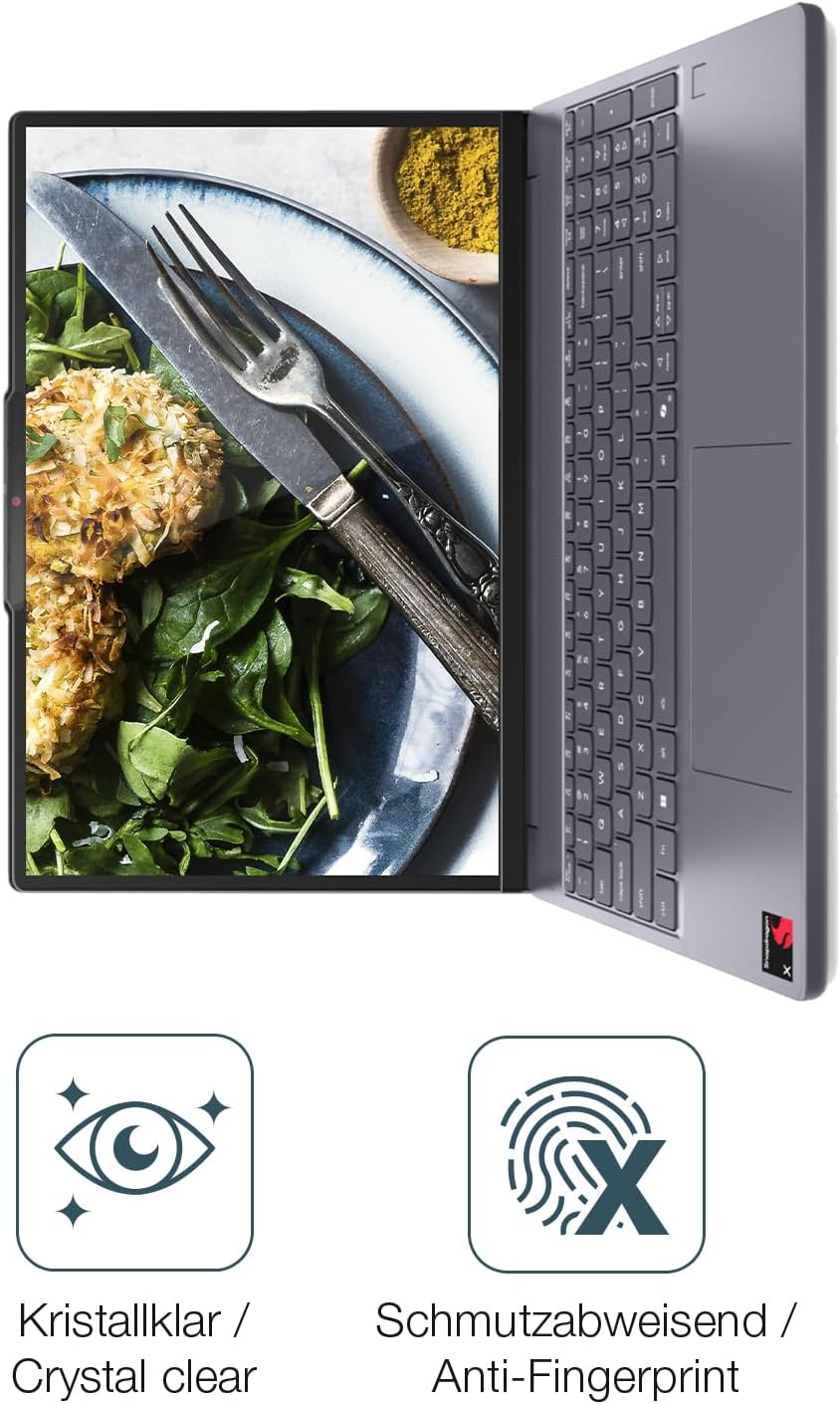 dipos I 2x Schutzfolie klar passend für Lenovo IdeaPad Slim 3x Folie Displayschutzfolie, Ultra-Dünn,
