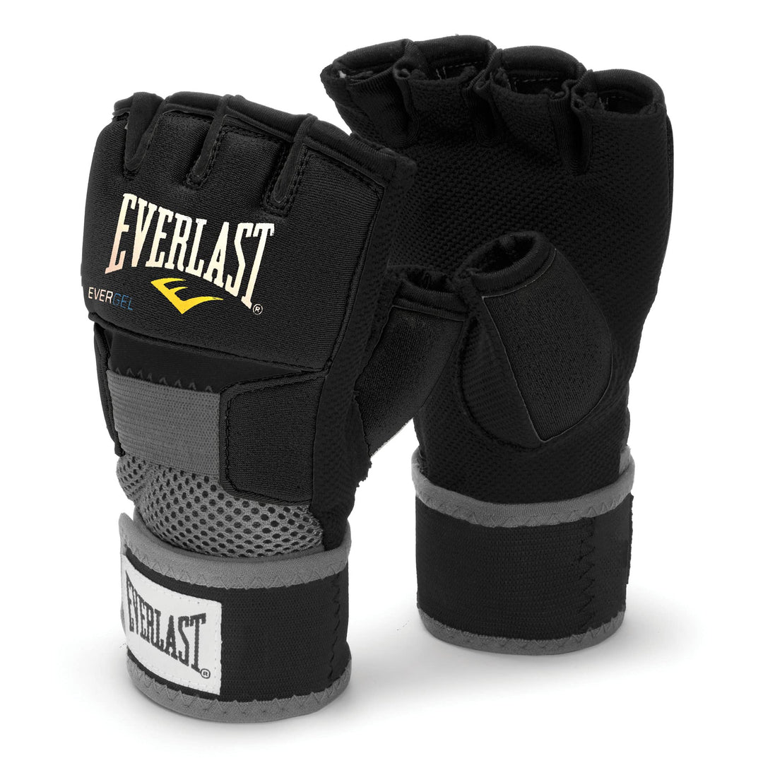 Everlast Unsiex - Erwachsene Sport Boxen Gelhandschuh Evergel Handwraps M Schwarz, M Schwarz