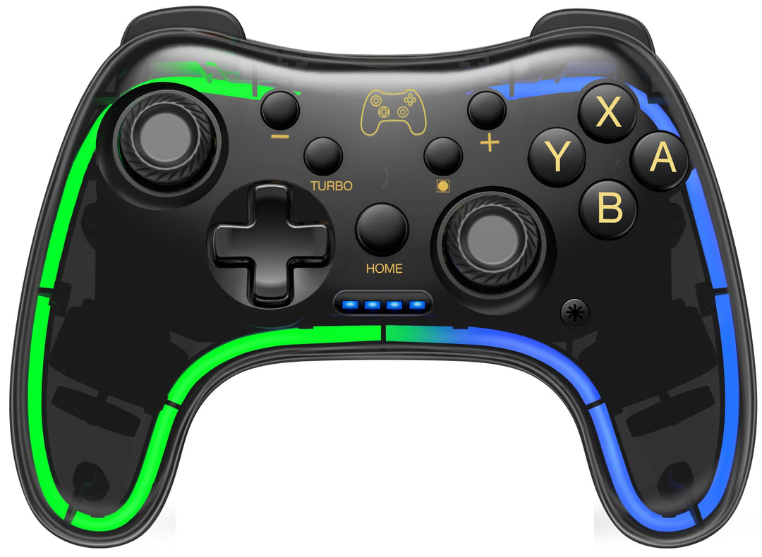 HELLCOOL Switch 2 Controller mit Cooles RGB Licht Look/Aufwecken/Turbo Funktion/Präzise Joystick/Dua