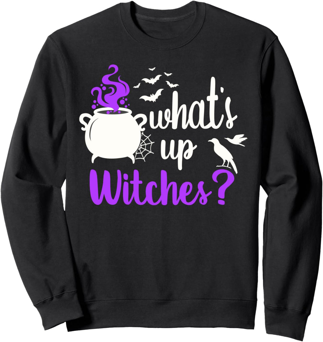Halloween, Hexenkessel, What's up Witches? Sweatshirt