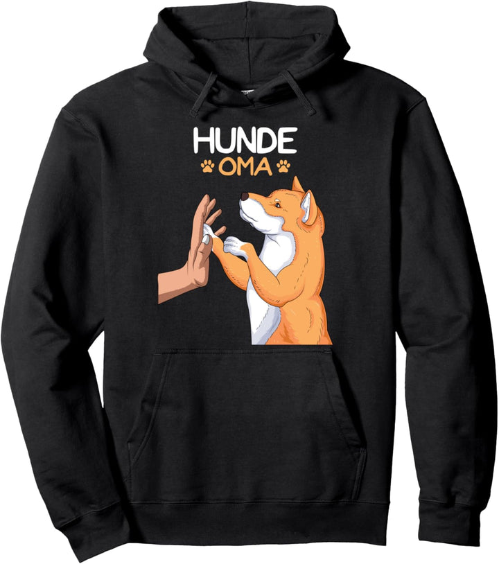 Hunde Oma Shiba Inu Hund Frauchen Pullover Hoodie