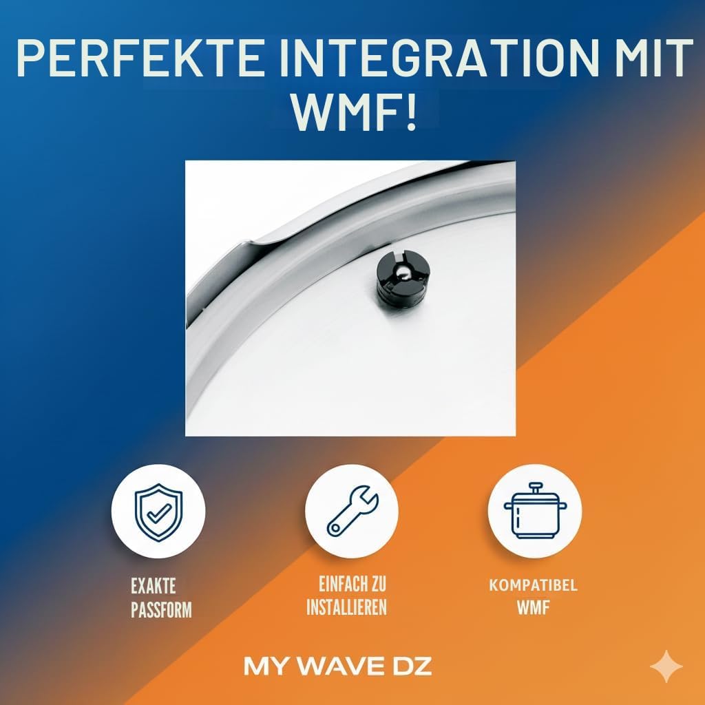 Druckanzeiger 2 Stück – Kompatibel mit WMF Perfect &amp; Perfect Plus Schnellkochtöpfen | Ersatzteil aus