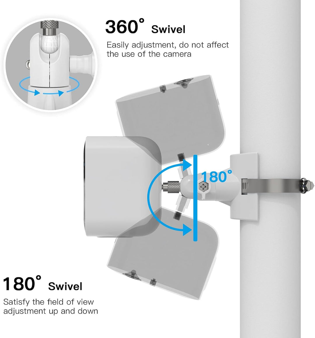 Universelle Masthalterung für Arlo Pro 4 Arlo Pro 3 Arlo Pro 2 eufyCam 2C/2C Pro/3/3C eufyCam 1 und