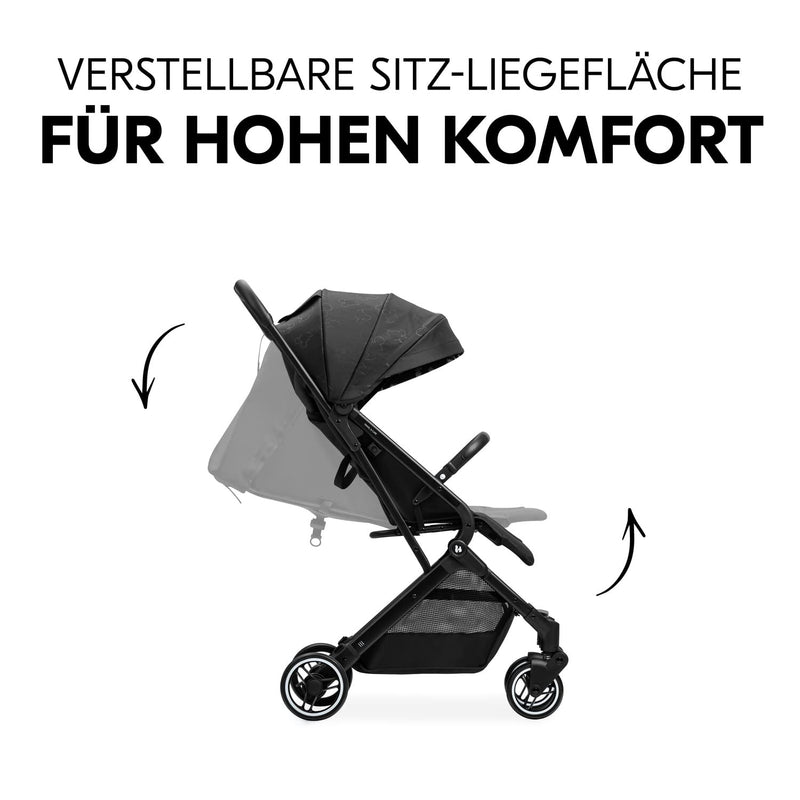 hauck Buggy Travel N Care Set 100 Jahre Disney Design mit Kinderwagenorganizer, Einhändig Klein Klap