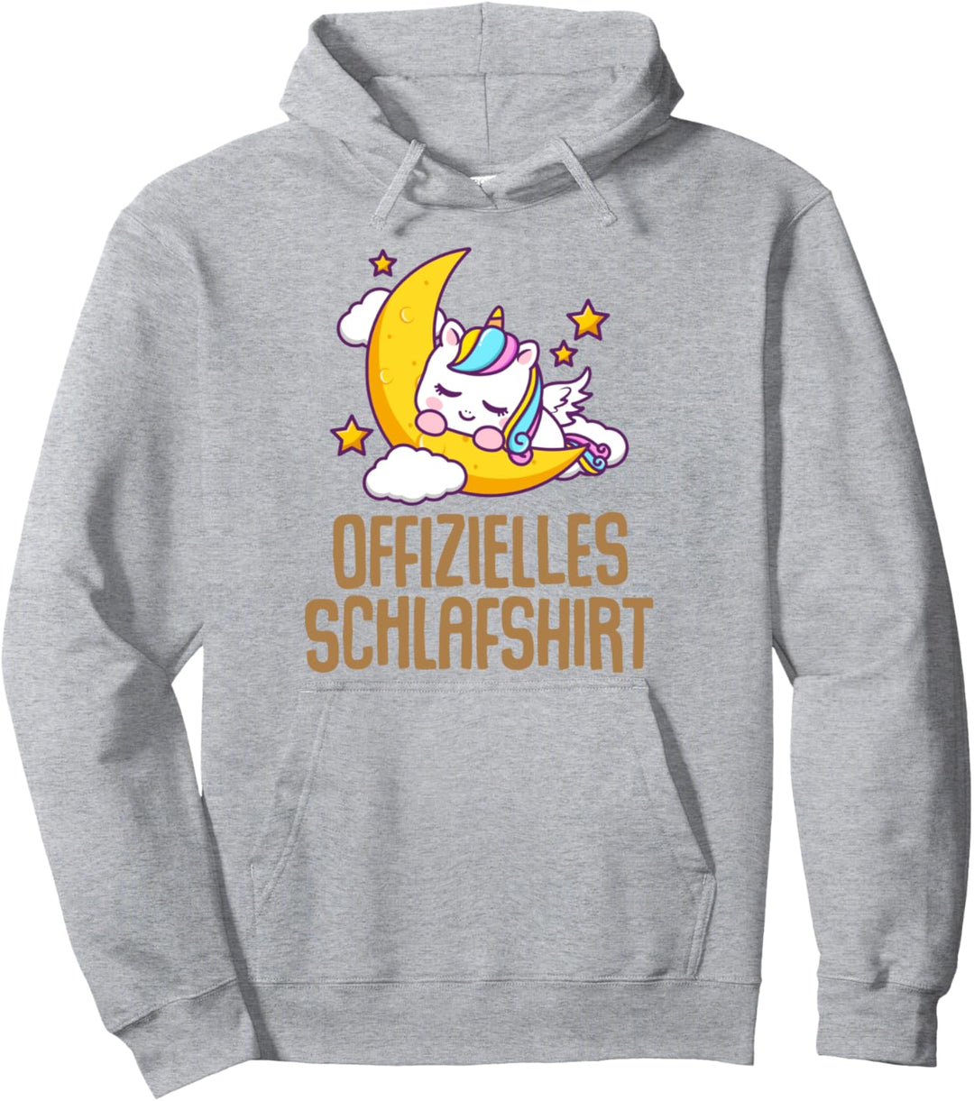 Offizielles Schlafshirt Einhorn Pullover Hoodie