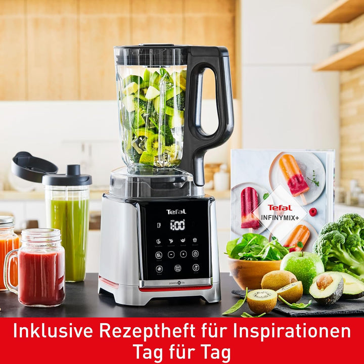 Tefal InfinyMix Hochgeschwindigkeits-Standmixer, 5 Auto-Programme + manuelle Einstellung, 2,6-l-Trit