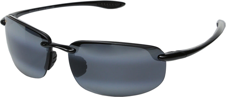 Maui Jim Unisex Ho'okipa Sunglasses Einheitsgrösse Gry Hookipa Gloss Black, Einheitsgröße